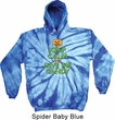 Mens Halloween Hoodie Keep Calm and Give Me Candy Tie Dye Hoody