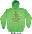 Mens Halloween Hoodie Keep Calm and Give Me Candy Tie Dye Hoody