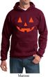 Mens Halloween Hoodie Orange Jack O Lantern Hoody