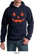 Mens Halloween Hoodie Orange Jack O Lantern Hoody