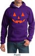 Mens Halloween Hoodie Orange Jack O Lantern Hoody