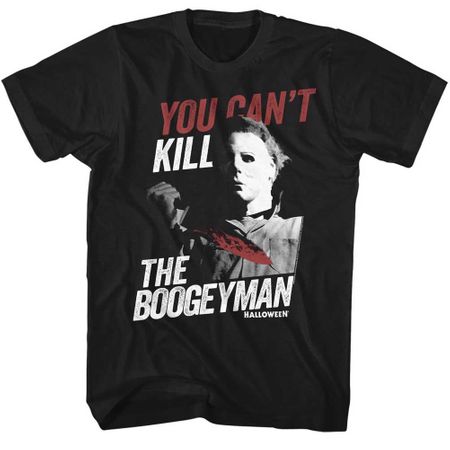 Clearance - Mens Halloween Movie BOOGYMAN T-shirt - Black