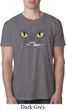 Mens Halloween Shirt Black Cat Burnout Tee T-Shirt