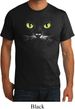 Mens Halloween Shirt Black Cat Organic Tee T-Shirt