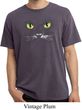 Mens Halloween Shirt Black Cat Pigment Dyed Tee T-Shirt