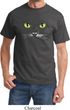 Mens Halloween Shirt Black Cat Tee T-Shirt