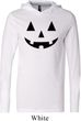 Mens Halloween Shirt Black Jack O Lantern Lightweight Hoodie Tee