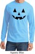 Mens Halloween Shirt Black Jack O Lantern Long Sleeve Tee T-Shirt