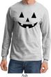Mens Halloween Shirt Black Jack O Lantern Long Sleeve Tee T-Shirt