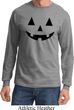 Mens Halloween Shirt Black Jack O Lantern Long Sleeve Tee T-Shirt