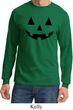 Mens Halloween Shirt Black Jack O Lantern Long Sleeve Tee T-Shirt