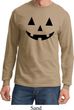 Mens Halloween Shirt Black Jack O Lantern Long Sleeve Tee T-Shirt