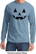 Mens Halloween Shirt Black Jack O Lantern Long Sleeve Tee T-Shirt