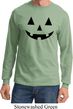 Mens Halloween Shirt Black Jack O Lantern Long Sleeve Tee T-Shirt