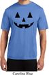 Mens Halloween Shirt Black Jack O Lantern Moisture Wicking Tee T-Shirt