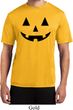 Mens Halloween Shirt Black Jack O Lantern Moisture Wicking Tee T-Shirt