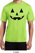 Mens Halloween Shirt Black Jack O Lantern Moisture Wicking Tee T-Shirt