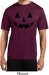Mens Halloween Shirt Black Jack O Lantern Moisture Wicking Tee T-Shirt