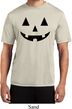 Mens Halloween Shirt Black Jack O Lantern Moisture Wicking Tee T-Shirt