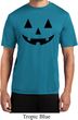 Mens Halloween Shirt Black Jack O Lantern Moisture Wicking Tee T-Shirt
