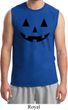 Mens Halloween Shirt Black Jack O Lantern Muscle Tee T-Shirt