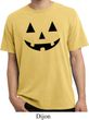 Mens Halloween Shirt Black Jack O Lantern Pigment Dyed Tee T-Shirt