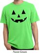 Mens Halloween Shirt Black Jack O Lantern Pigment Dyed Tee T-Shirt