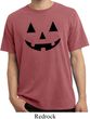 Mens Halloween Shirt Black Jack O Lantern Pigment Dyed Tee T-Shirt
