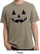 Mens Halloween Shirt Black Jack O Lantern Pigment Dyed Tee T-Shirt
