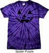 Mens Halloween Shirt Black Jack O Lantern Spider Tie Dye Tee T-shirt