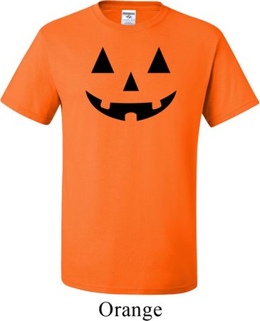 Mens Halloween Shirt Black Jack O Lantern Tall Tee T-Shirt