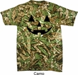 Mens Halloween Shirt Black Jack O Lantern Tie Dye Tee T-shirt