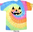 Mens Halloween Shirt Black Jack O Lantern Tie Dye Tee T-shirt