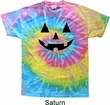 Mens Halloween Shirt Black Jack O Lantern Tie Dye Tee T-shirt