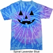 Mens Halloween Shirt Black Jack O Lantern Tie Dye Tee T-shirt