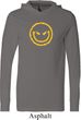 Mens Halloween Shirt Evil Smiley Face Lightweight Hoodie Tee