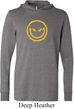 Mens Halloween Shirt Evil Smiley Face Lightweight Hoodie Tee