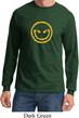 Mens Halloween Shirt Evil Smiley Face Long Sleeve Tee T-Shirt