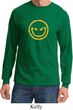 Mens Halloween Shirt Evil Smiley Face Long Sleeve Tee T-Shirt