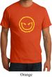 Mens Halloween Shirt Evil Smiley Face Organic Tee T-Shirt