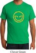 Mens Halloween Shirt Evil Smiley Face Organic Tee T-Shirt