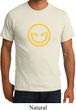 Mens Halloween Shirt Evil Smiley Face Organic Tee T-Shirt
