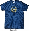 Mens Halloween Shirt Evil Smiley Face Spider Tie Dye Tee T-shirt