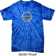 Mens Halloween Shirt Evil Smiley Face Spider Tie Dye Tee T-shirt
