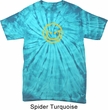 Mens Halloween Shirt Evil Smiley Face Spider Tie Dye Tee T-shirt