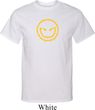 Mens Halloween Shirt Evil Smiley Face Tall Tee T-Shirt