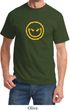 Mens Halloween Shirt Evil Smiley Face Tee T-Shirt