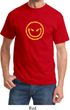 Mens Halloween Shirt Evil Smiley Face Tee T-Shirt