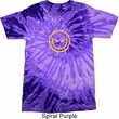 Mens Halloween Shirt Evil Smiley Face Tie Dye Tee T-shirt