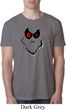 Mens Halloween Shirt Ghost Face Burnout Tee T-Shirt